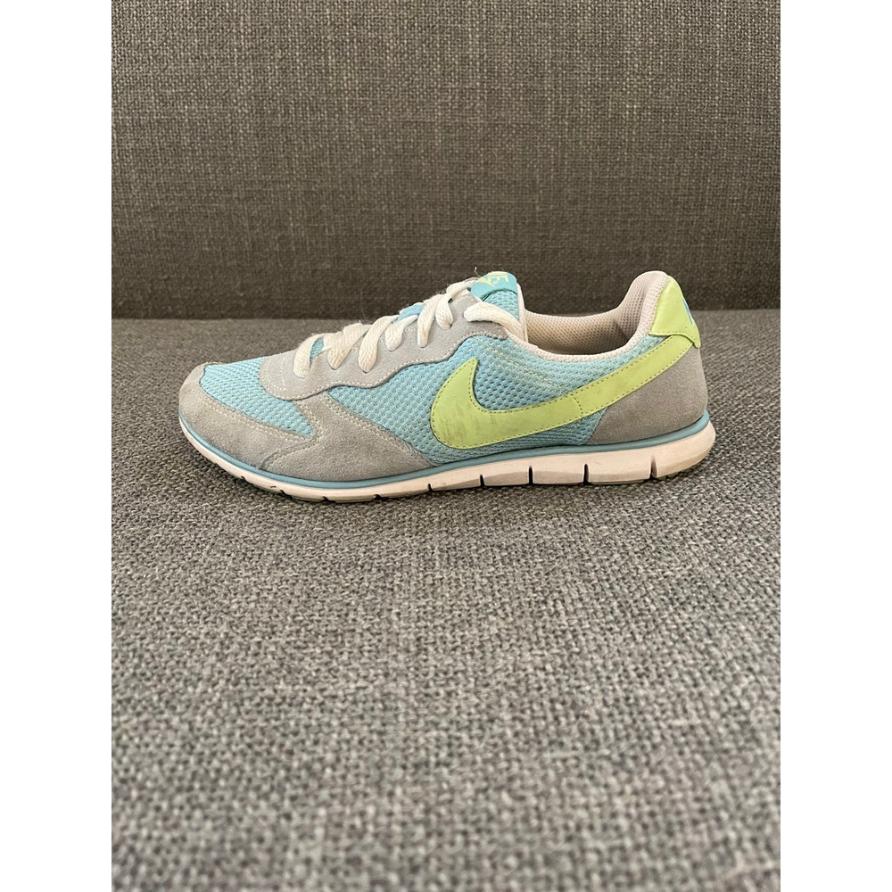 Womens Nike Sneakers Size 8 Blue Green Lace Up Walking Shoes - Picture 7 of 9